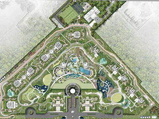 Emaar Serenity Hills site plan
