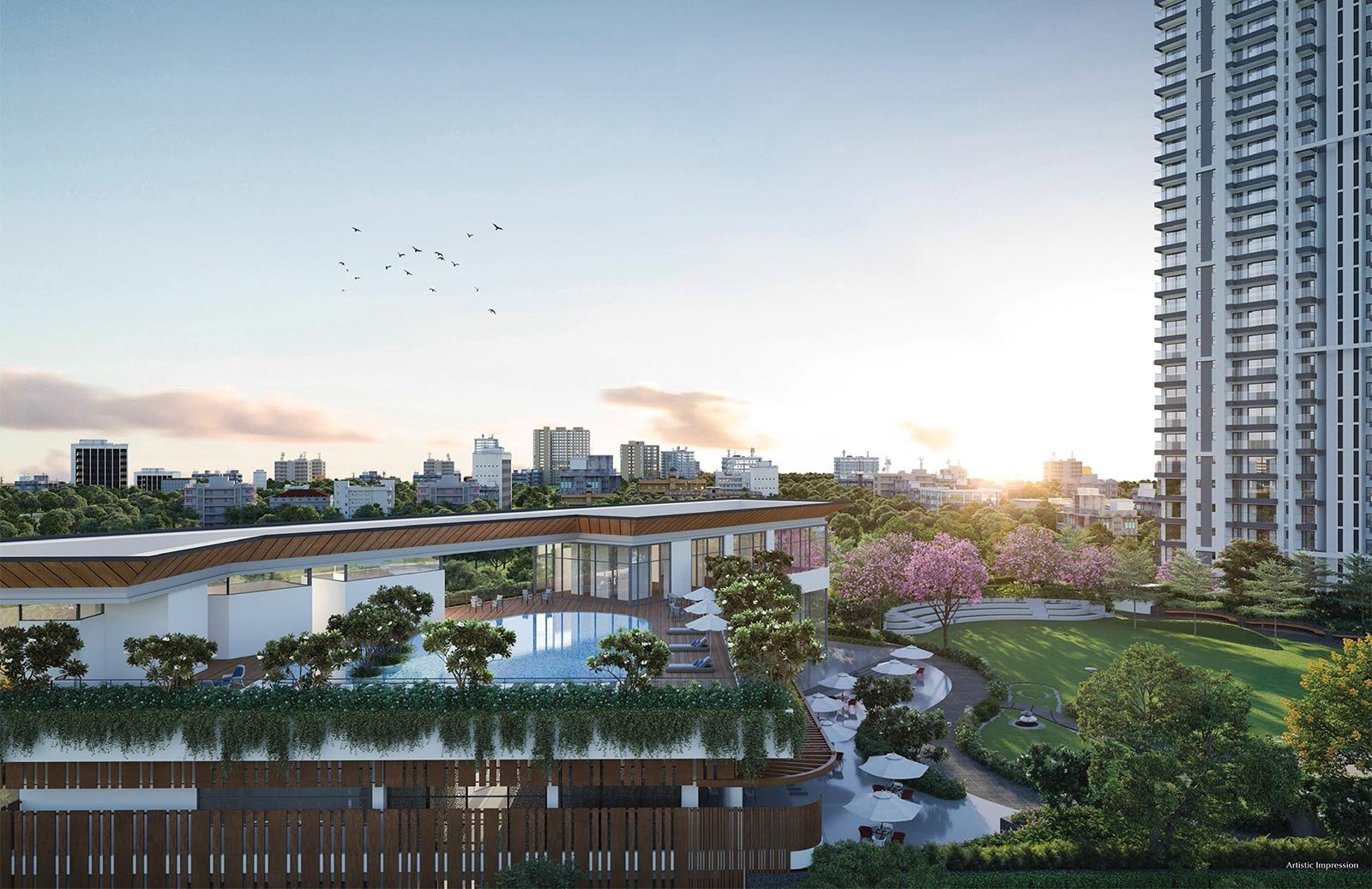 Emaar Serenity Hills Front